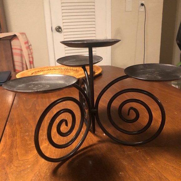 ***SOLD*** Partylite Viking centerpiece candle holder